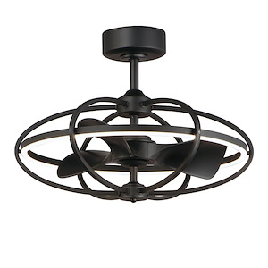 Corona - 27.5 Inch 30W 1 LED WiFi-enabled Fandelight