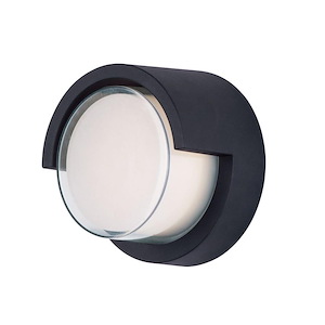 Eyebrow-8W 1 LED Outdoor Wall Lantern-6.75 Inches wide by 6.75 inches high - 1027745