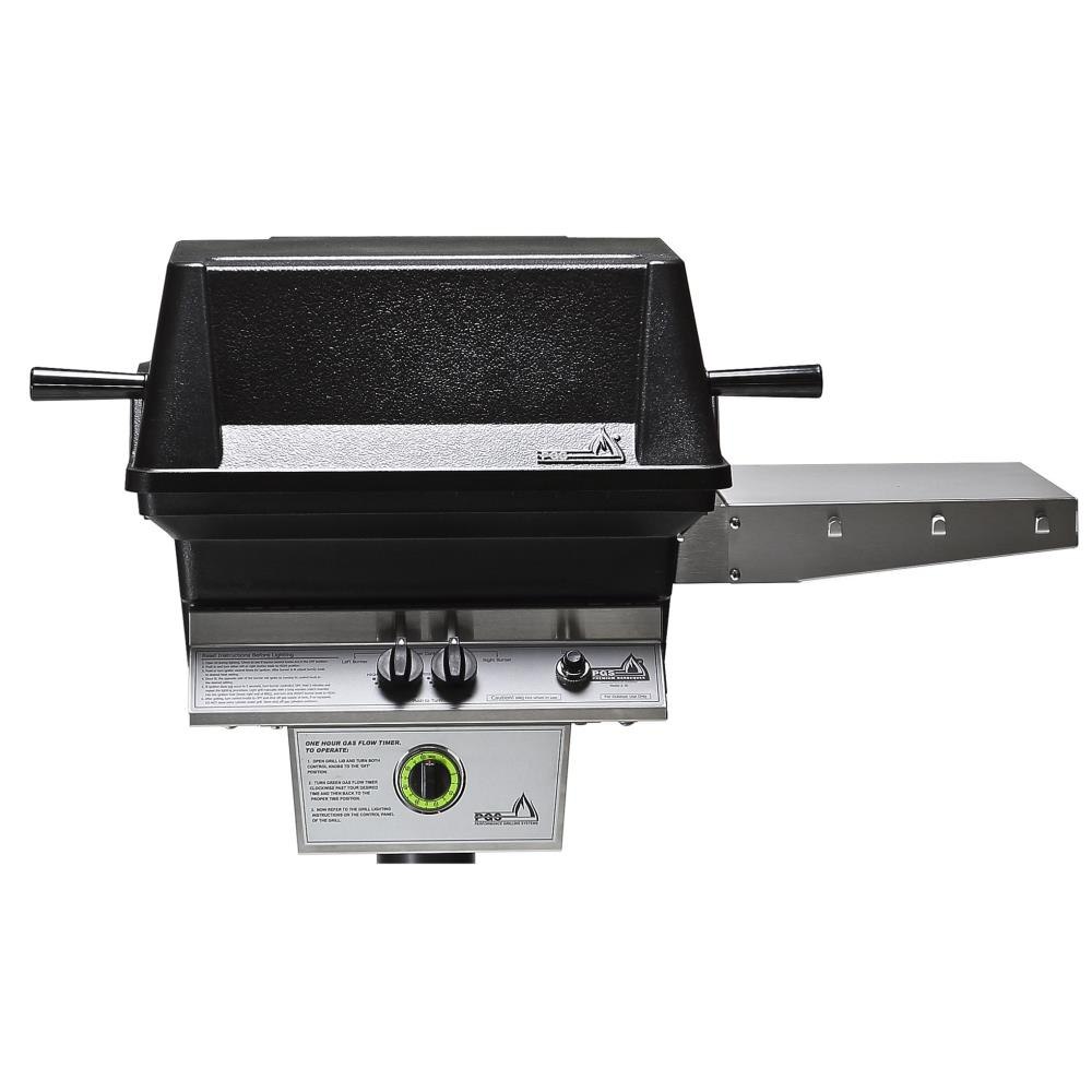 Natural gas clearance grill post mount