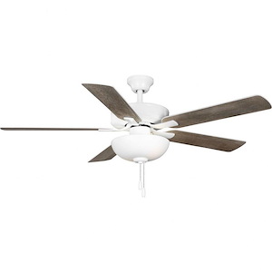 AirPro E-Star - 5 Blade Ceiling Fan with Light Kit In Transitional Style-16.7 Inches Tall and 52 Inches Wide - 1100732