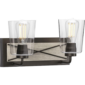 Briarwood - 2 Light - Cylinder Shade in Coastal style - 14.75 Inches wide by 8.25 Inches high - 881291