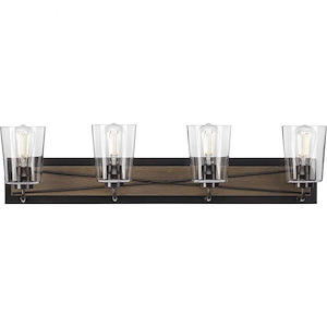 Briarwood - 4 Light - Cylinder Shade in Coastal style - 34.75 Inches wide by 8.25 Inches high - 881289