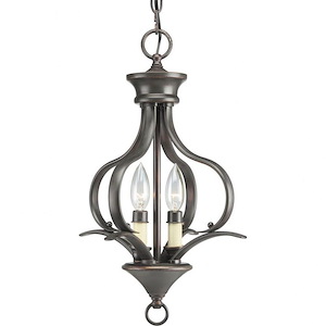 Trinity - 2 Light in Transitional and Traditional style - 12 Inches wide by 18 Inches high - 117884