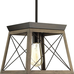 Briarwood - 1 Light Mini Pendant in Coastal style - 10 Inches wide by 9 Inches high - 621320
