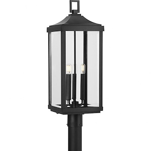 Gibbes Street - Outdoor Light - 3 Light in New Traditional and Transitional style - 9.5 Inches wide by 26.88 Inches high