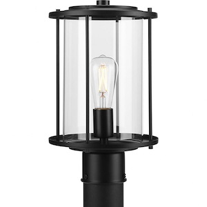 Gunther - 1 Light Outdoor Post Lantern In Farmhouse Style-13.5 Inches Tall and 8 Inches Wide - 1284246
