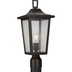 Padgett - 1 Light Outdoor Medium Post Lantern In Transitional Style-18.5 Inches Tall and 8 Inches Wide