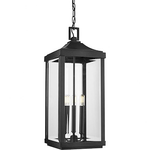 Gibbes Street - Outdoor Light - 3 Light in New Traditional and Transitional style - 9.5 Inches wide by 23.75 Inches high