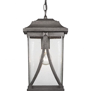 Abbott - Outdoor Light - 1 Light - Square Shade in Modern Craftsman and Transitional style - 8.25 Inches wide by 15.25 Inches high - 756592