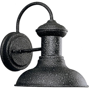 Brookside - Small 1-Light Outdoor Wall Lantern in Coastal style - 8.125 Inches wide by 10 Inches high - 1091091