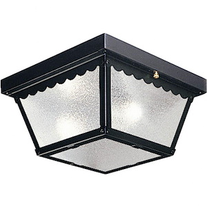 Ceiling Mount - 5 Inch Height - Outdoor Light - 2 Light - Line Voltage - Wet Rated - 7282