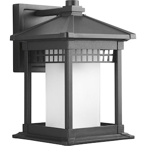 Merit - Outdoor Light - 1 Light - Cylinder Shade in Modern Craftsman and Modern style - 7.75 Inches wide by 12.25 Inches high - 281703