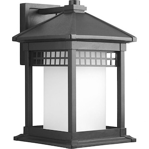 Merit - Outdoor Light - 1 Light - Cylinder Shade in Modern Craftsman and Modern style - 10 Inches wide by 15.75 Inches high - 281702