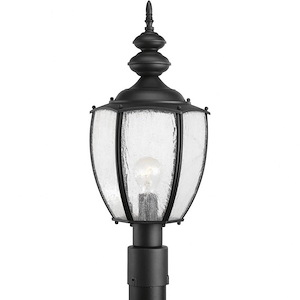 Roman Coach - Outdoor Light - 1 Light - Curved Panels Shade in Traditional style - 8.5 Inches wide by 22.63 Inches high - 352677