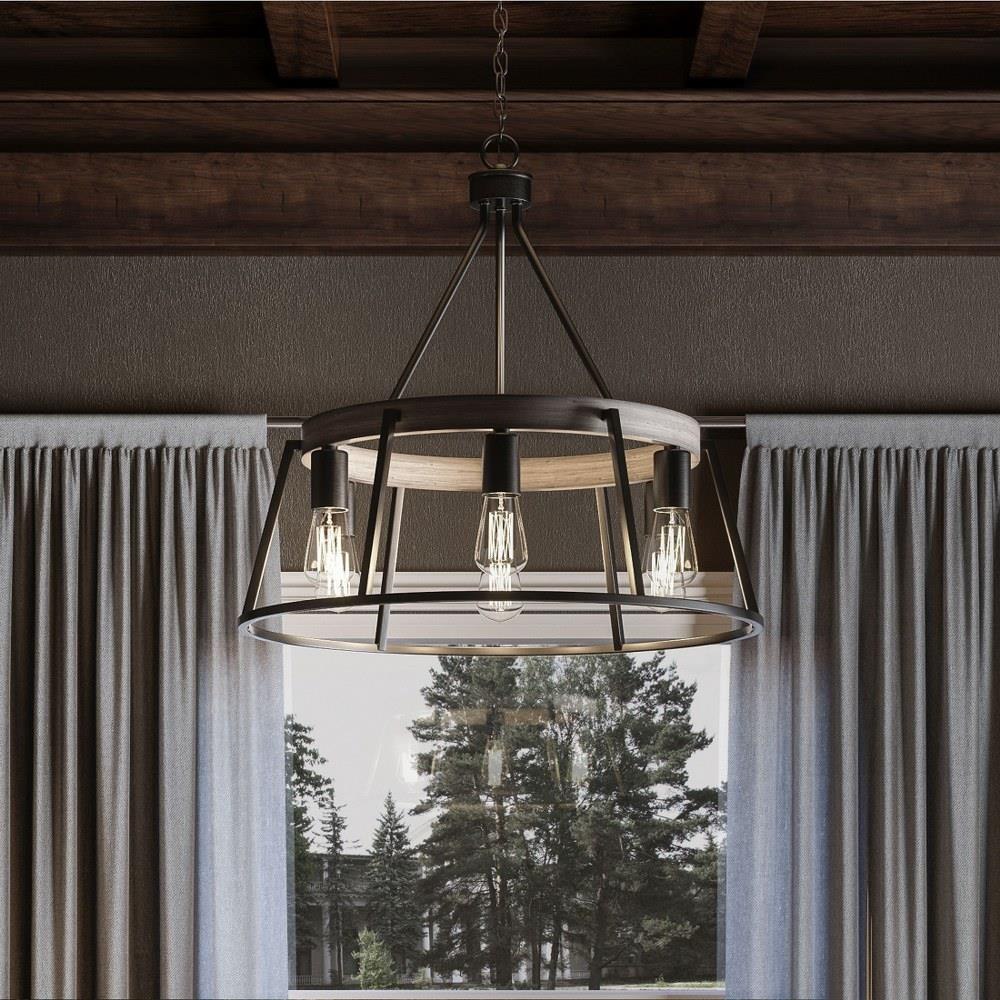 Quoizel Lighting - BRT5006GK - Brockton Chandelier 6 Light Steel