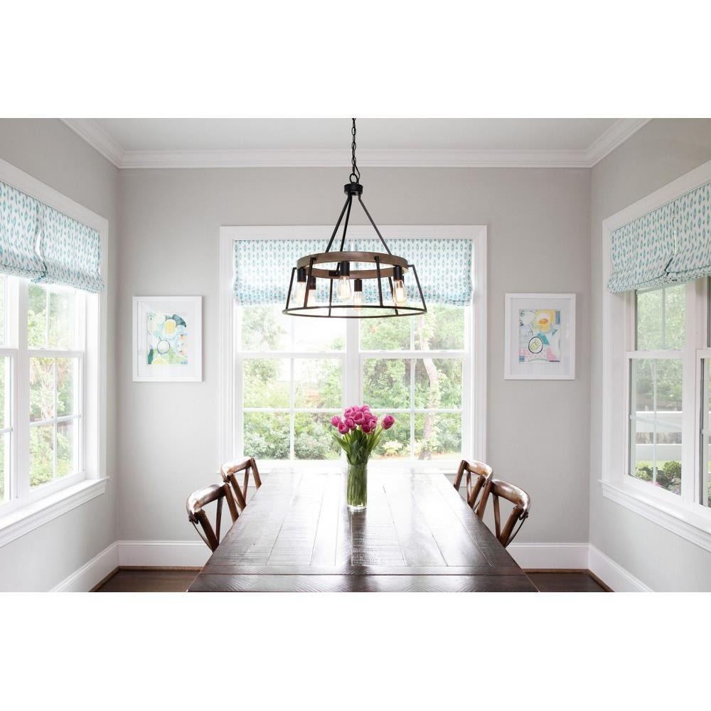 Quoizel Lighting - BRT5006GK - Brockton Chandelier 6 Light Steel