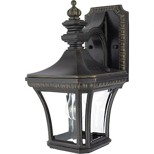 Devon - 1 Light Small Wall Lantern - 12.5 Inches high - 15563