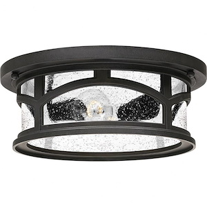 Marblehead - 2 Light Outdoor Flush Mount - 5 Inches high made with Coastal Armour - 688139