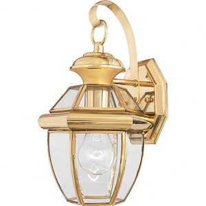 Newbury - 1 Light Small Wall Lantern - 11.5 Inches high - 8996