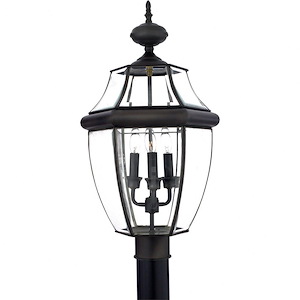 Newbury - 3 Light Large Post Lantern - 9001