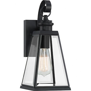 Paxton 13.25 Inch Outdoor Wall Lantern Transitional Steel - 13.25 Inches high - 897900