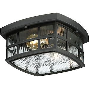Stonington - 2 Light Outdoor Flush Mount - 5.75 Inches high made with Coastal Armour - 479642
