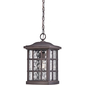 Stonington - 1 Light Outdoor Hanging Lantern - 15 Inches high made with Coastal Armour - 420978