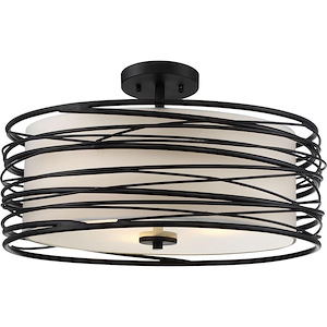 Quoizel Lighting - SPL1720LG - Spiral - 3 Light Semi-Flush