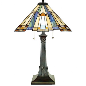 Inglenook - 2 Light Table Lamp - 25 Inches high - 60907