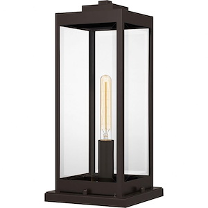 Westover - 1 Light Outdoor Pier Mount-19 Inches Tall and 8.5 Inches Wide - 1325704