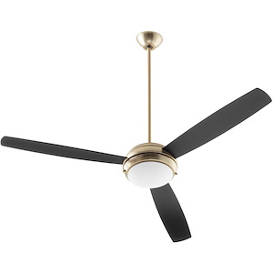 Expo - 3 Blade Ceiling Fan with Light Kit-15.75 Inches Tall and 60 Inches Wide - 1295634
