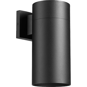 Cylinder - 1 Light Outdoor Wall Lantern in Quorum Home Collection style - 5.75 inches wide by 12 inches high - 906633