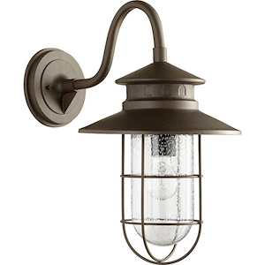 Moriarty - 1 Light Large Outdoor Wall Lantern in Transitional style - 11.25 inches wide by 18.75 inches high - 1338350