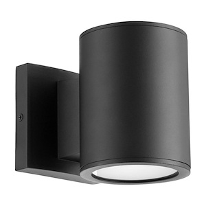 Cylinder - 12W 2 LED Outdoor Wall Lantern in Contemporary style - 4.38 inches wide by 5.5 inches high - 1010152