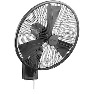Impulse Patio - 3 Blade Wall Fan In Traditional Style-26.5 Inches Tall and 24 Inches Wide