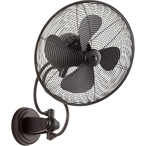 Piazza - Patio Wall Fan in Transitional style - 18 inches wide by 22.25 inches high