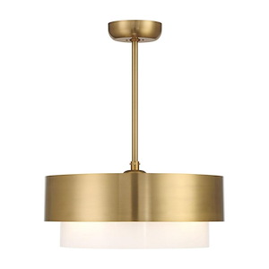 Diana - 32W 4 LED Fan D&#39;Lier-11 Inches Tall and 24 Inches Wide