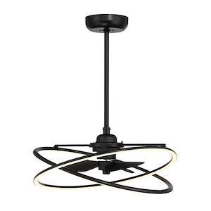 Dorado - 36W 1 LED Fan D&#39;Lier-10.5 Inches Tall and 25 Inches Wide