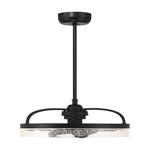 Lyria - 36W 1 LED Fan D&#39;Lier-10 Inches Tall and 24 Inches Wide