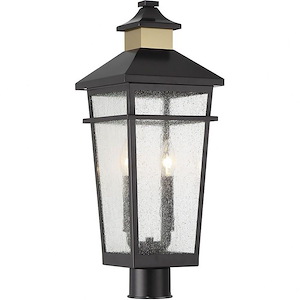 Kingsley - 2 Light Outdoor Post Lantern In Coastal Style-22.5 Inches Tall and 8.5 Inches Wide