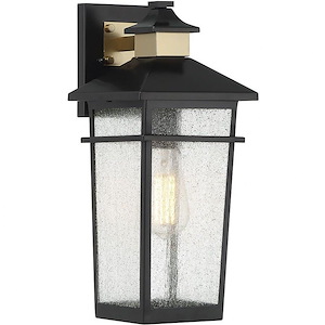 Kingsley - 1 Light Outdoor Wall Lantern In Coastal Style-16.25 Inches Tall and 7 Inches Wide