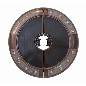 Luna Round Umbrella Light with Bluetooth Speaker