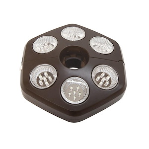 Selene - 8.56 Inch Hexagon Umbrella Light