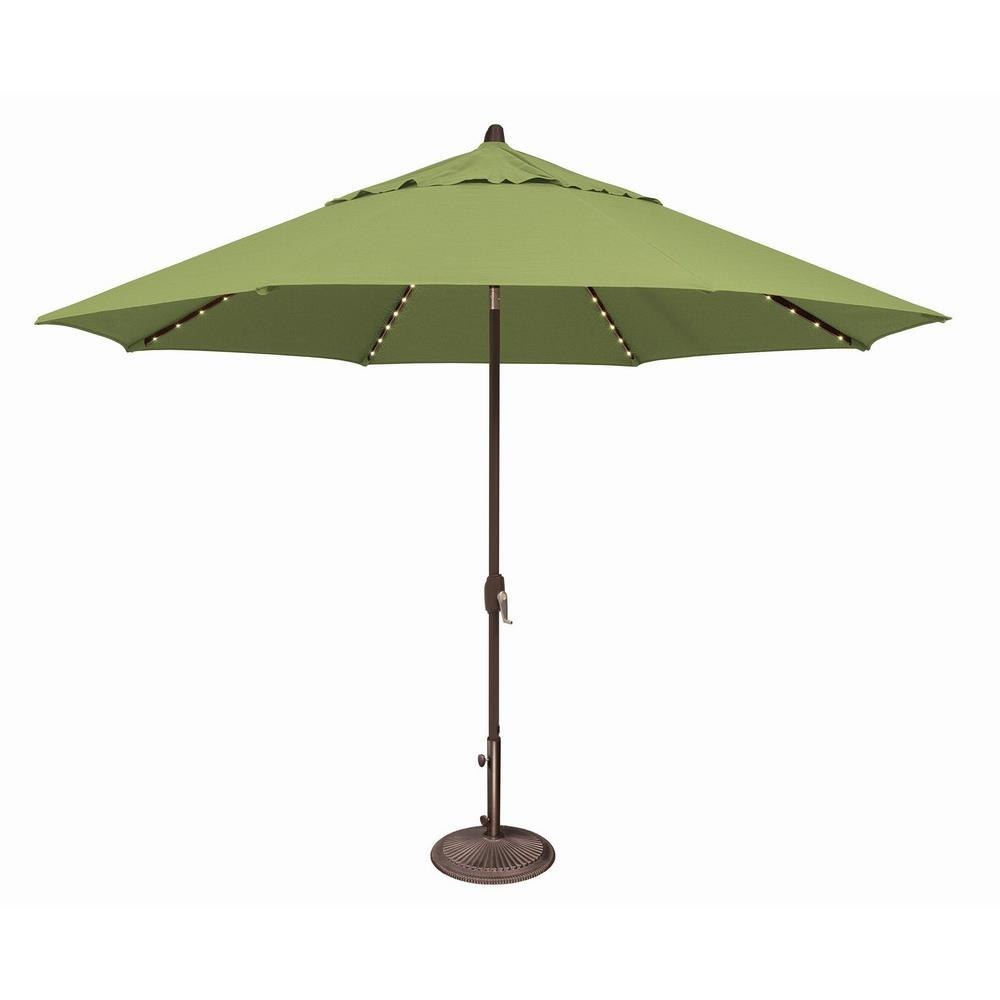 SimplyShade - SSUM81SL-11-00/A54011 - Lanai Pro - 11 Foot Octagon Starlight Umbrella with Auto Tilt SimplyShade - SSUM81SL-11-00/A54011 - Lanai Pro - 11 Foot Octagon Starlight Umbrella with Auto Tilt