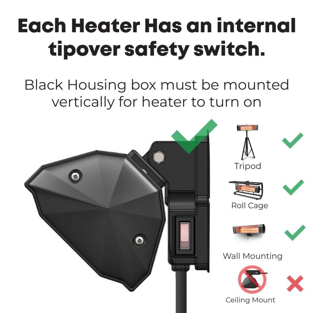 Heat Storm HS1500TT Heat Storm 1500 Watt Weatherproof Infrared