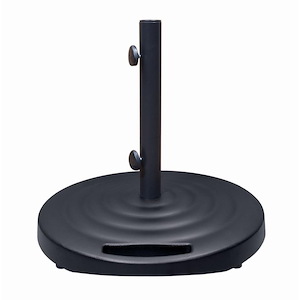 Monaco Cast Aluminum 100LB Round Umbrella Base with Wheels and Handle