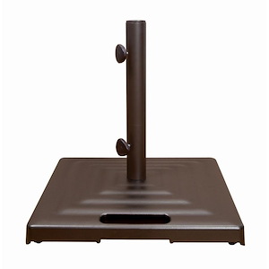 Monaco Cast Aluminum 100LB Square Umbrella Base with Wheels and Handle