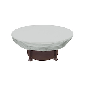 Fits 48-54 Inch Round Fire Pit-Table-Ottoman Cover