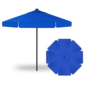 Replacement Round Single Wind Vent Umbrella Valence Canopy for Treasure Garden Umbrellas - Canopy Only