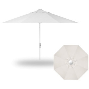 11 Foot Aluminum Twist Lift Octagon Market Umbrella